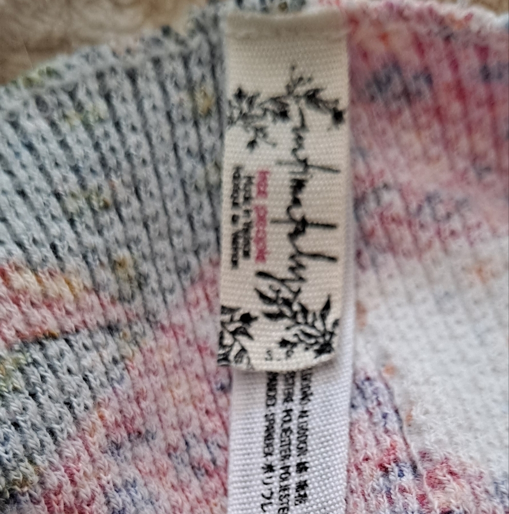 Free People Intimately Patchwork Semi-Cropped Long Sleeve Top - Picture 4 of 4